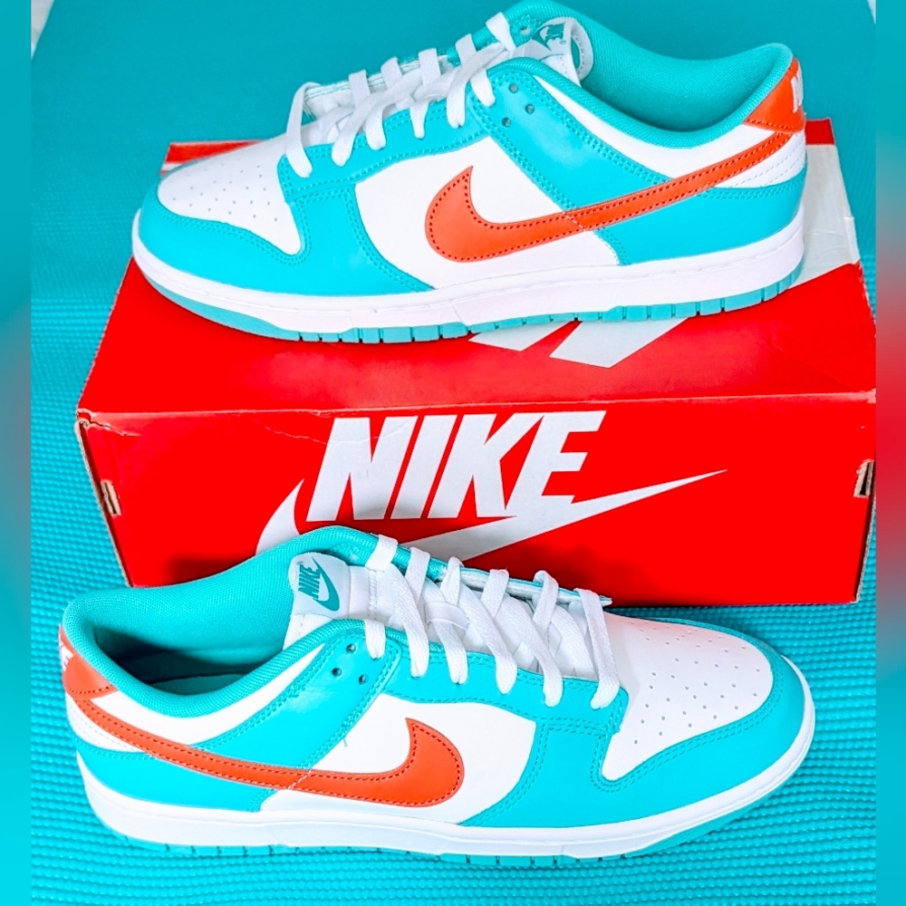 Nike Dunk Low "Miami Dolphans" NWT SIZE 11